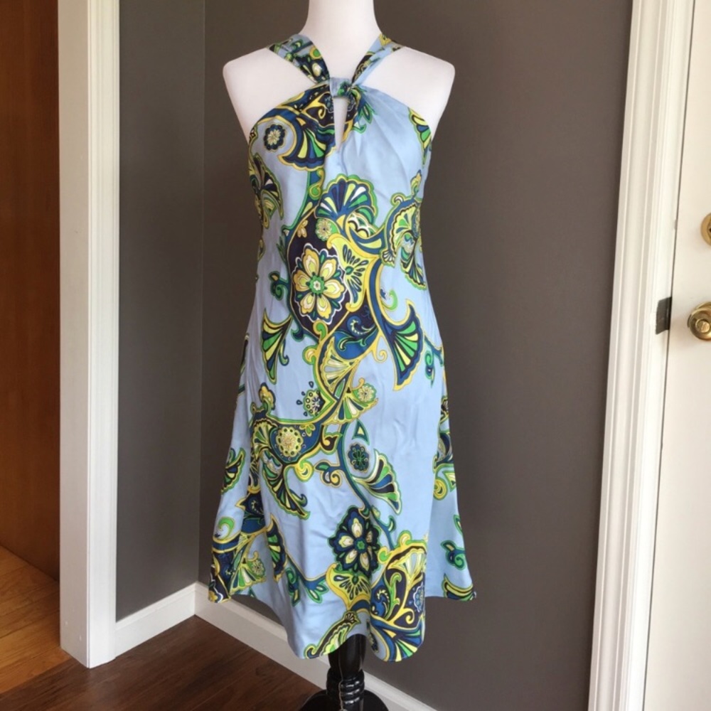 Amazing silk halter dress